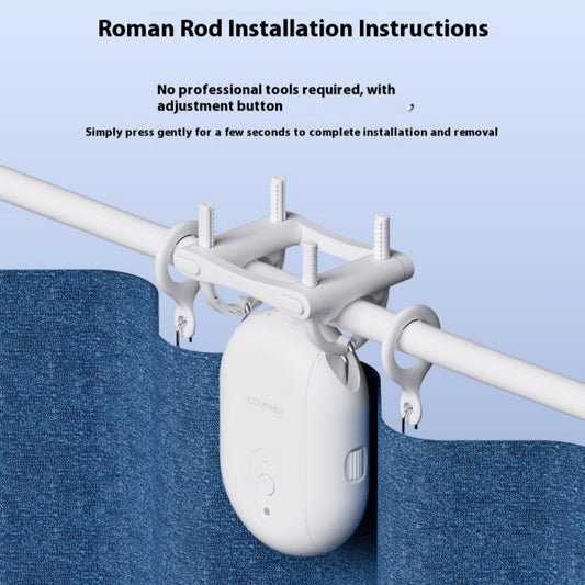 Portable Voice Controlled Curtain Butler Robot For Home Use