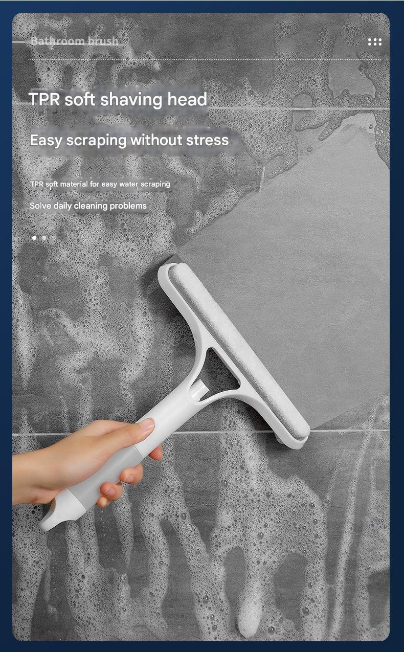 Window Cleaning Tool Home Glass Scraper 3-in-1 Squeegee Cleaning Tool For Mirrors Cleans Countertops Window Wiping